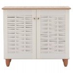 ΠΑΠΟΥΤΣΟΘΗΚΗ-ΝΤΟΥΛΑΠΙ ΞΥΛΙΝΗ HM2208.06 SONAMΑ ΛΕΥΚΗ 77Χ34Χ67,5 εκ.