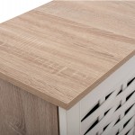 ΠΑΠΟΥΤΣΟΘΗΚΗ-ΝΤΟΥΛΑΠΙ ΞΥΛΙΝΗ HM2208.06 SONAMΑ ΛΕΥΚΗ 77Χ34Χ67,5 εκ.