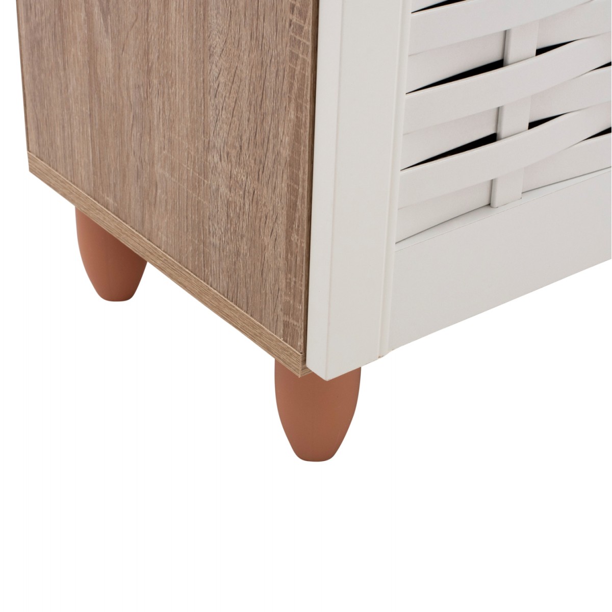 ΠΑΠΟΥΤΣΟΘΗΚΗ-ΝΤΟΥΛΑΠΙ ΞΥΛΙΝΗ HM2208.06 SONAMΑ ΛΕΥΚΗ 77Χ34Χ67,5 εκ.