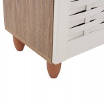 ΠΑΠΟΥΤΣΟΘΗΚΗ-ΝΤΟΥΛΑΠΙ ΞΥΛΙΝΗ HM2208.06 SONAMΑ ΛΕΥΚΗ 77Χ34Χ67,5 εκ.