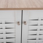 ΠΑΠΟΥΤΣΟΘΗΚΗ-ΝΤΟΥΛΑΠΙ ΜΕΛΑΜΙΝΗΣ ΜΕ 3ΠΟΡΤΕΣ HM2211.06 SONAMA-ΛΕΥΚΗ 114,5x34x68 εκ.