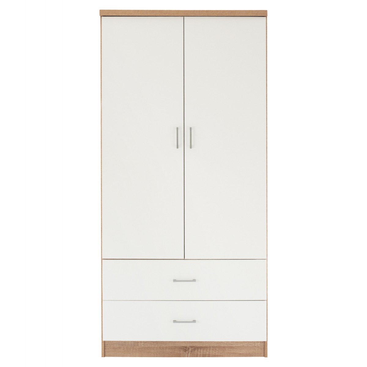 ΝΤΟΥΛΑΠΑ 2ΦΥΛΛΗ ME 2 ΣΥΡΤΑΡΙΑ REINA HM338.06 SONAMA-ΛΕΥΚΗ 80Χ42,5Χ180,5Υ εκ.