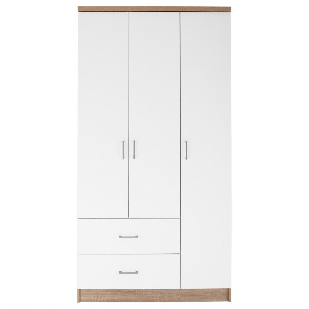 ΝΤΟΥΛΑΠΑ 3ΦΥΛΛΗ ME 2 ΣΥΡΤΑΡΙΑ CAESAR HM340.06 SONAMA - ΛΕΥΚO 89x42,5x181 εκ.