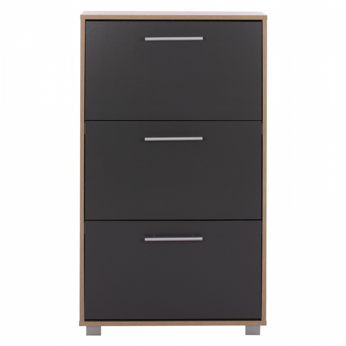 ΠΑΠΟΥΤΣΟΘΗΚΗ ΞΥΛΙΝΗ DAVINA HM2221.04 SONAMA-ΓΚΡΙ 3ΘΕΣΕΩΝ 62Χ24Χ110Υεκ