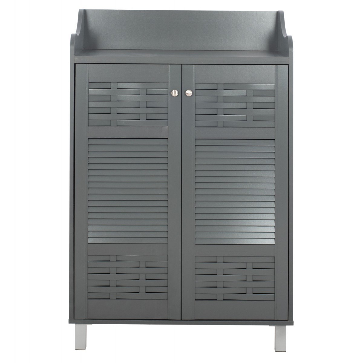 ΠΑΠΟΥΤΣΟΘΗΚΗ-ΝΤΟΥΛΑΠΙ KAILENA ΞΥΛΙΝΗ HM2230.10 ΓΚΡΙ 77x40x121,5 εκ.