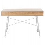 ΓΡΑΦΕΙΟ HM2128.01 SONAMA-ΛΕΥΚΟ ΜΕ ΛΕΥΚΟ ΜΑΤ ΣΚΕΛΕΤΟ 120Χ48Χ76,5 εκ.