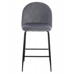 ΣΚΑΜΠΟ ODED ΜΕΣΑΙΟΥ ΥΨΟΥΣ HM8732.11 ΜΕ ΜΕΤΑΛΛΙΚΑ ΠΟΔΙΑ & ΒΕΛΟΥΔΟ ΓΚΡΙ 45x53x98 εκ.