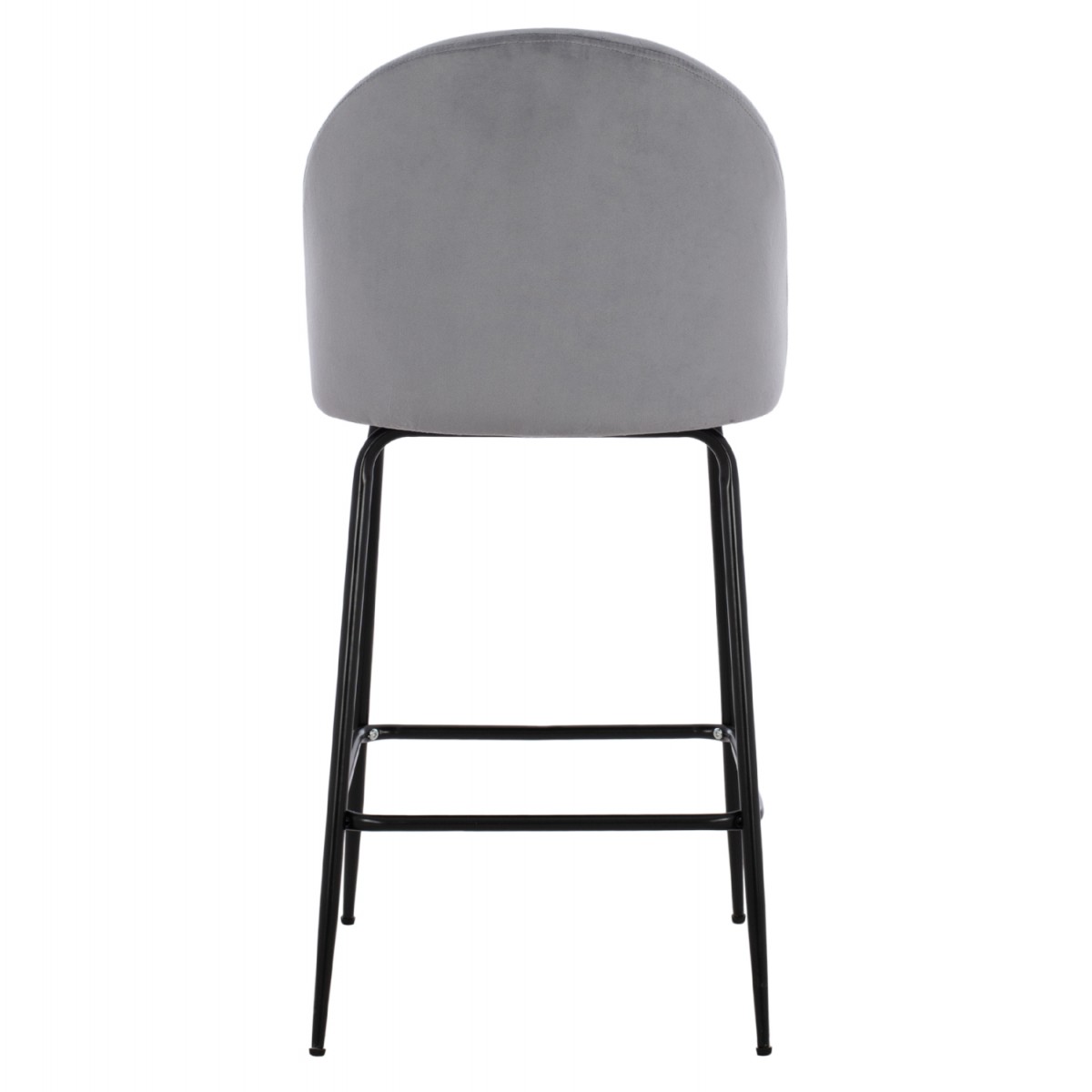 ΣΚΑΜΠΟ ODED ΜΕΣΑΙΟΥ ΥΨΟΥΣ HM8732.11 ΜΕ ΜΕΤΑΛΛΙΚΑ ΠΟΔΙΑ & ΒΕΛΟΥΔΟ ΓΚΡΙ 45x53x98 εκ.