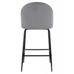 ΣΚΑΜΠΟ ODED ΜΕΣΑΙΟΥ ΥΨΟΥΣ HM8732.11 ΜΕ ΜΕΤΑΛΛΙΚΑ ΠΟΔΙΑ & ΒΕΛΟΥΔΟ ΓΚΡΙ 45x53x98 εκ.