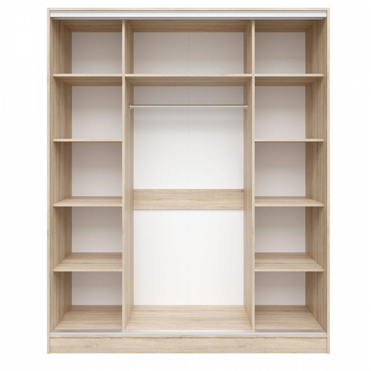 ΝΤΟΥΛΑΠΑ ΣΥΡΟΜΕΝΗ ADLER  ΜΕΛΑΜΙΝΗΣ SONAMA ΜΕ ΚΑΘΡΕΦΤΗ 3ΦΥΛΛΗ HM2461.01  183x60x220 εκ.