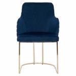 ΠΟΛΥΘΡΟΝΑ SOLANA HM9275.08 ΑΠΟ ΜΠΛΕ ΒΕΛΟΥΔΟ ΜΕ ΜΕΤΑΛΛΙΚΑ ΧΡΥΣΑ ΠΟΔΙΑ 54x63x87Υ εκ.