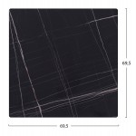 ΕΠΙΦΑΝΕΙΑ ΤΡΑΠΕΖΙΟΥ COMPACT HPL ΜΑΥΡΟ ΜΑΡΜΑΡΟ 5175 ΗΜ11699.02 69,5x69,5 ΠΑΧΟΥΣ 12mm.