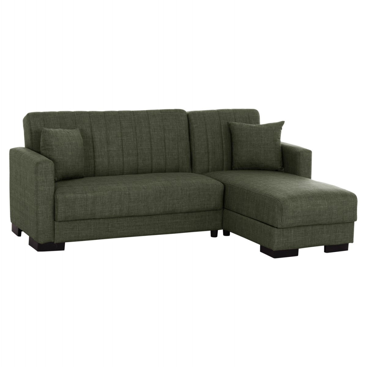 ΚΑΝΑΠΕΣ ΚΡΕΒΑΤΙ GHUFRAN ΓΩΝΙΑ ΑΝΑΣΤΡΕΨΙΜΗ DARK OLIVE ΜΕ ΑΠΟΘΗΚΕΤΙΚΟ ΧΩΡΟ HM3244.05 202x140x78Yεκ.