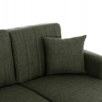 ΚΑΝΑΠΕΣ ΚΡΕΒΑΤΙ GHUFRAN ΓΩΝΙΑ ΑΝΑΣΤΡΕΨΙΜΗ DARK OLIVE ΜΕ ΑΠΟΘΗΚΕΤΙΚΟ ΧΩΡΟ HM3244.05 202x140x78Yεκ.