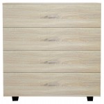 ΣΥΡΤΑΡΙΕΡΑ ΜΕΛΑΜΙΝΗΣ THORG ME 4 ΣΥΡΤΑΡΙΑ SONOMA HM8996.01 80x40x83Yεκ.