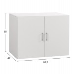 ΠΑΤΑΡΙ 2ΦΥΛΛΗΣ ΝΤΟΥΛΑΠΑΣ ΜΕΛΑΜΙΝΗΣ JASLYN HM350.05 ΣΕ ΧΡΩΜΑ ΛΕΥΚΟ 80,2x42x60Υεκ.