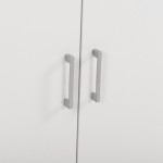 ΠΑΤΑΡΙ 2ΦΥΛΛΗΣ ΝΤΟΥΛΑΠΑΣ ΜΕΛΑΜΙΝΗΣ JASLYN HM350.05 ΣΕ ΧΡΩΜΑ ΛΕΥΚΟ 80,2x42x60Υεκ.