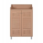 ΠΑΠΟΥΤΣΟΘΗΚΗ-ΝΤΟΥΛΑΠΙ KAILENA HM2230.09 ΜΕΛΑΜΙΝΗ ΣΕ ΦΥΣΙΚΟ 77X40,5X122Υεκ.