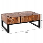 ΤΡΑΠΕΖΙ ΣΑΛΟΝΙΟΥ HM9355 ΑΠΟ ΜΑΣΙΦ ΞΥΛΟ ΤEAK ΦΥΣΙΚΟ 120X70X48YΕΚ.