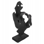 ΕΠΙΤΡΑΠΕΖΙΟ ΔΙΑΚΟΣΜΗΤΙΚΟ HM7714 ΑΠΟ ΜΑΣΙΦ ΞΥΛΟ ΤEAK ΜΑΥΡΟ 26Χ16Χ70Y ΕΚ.