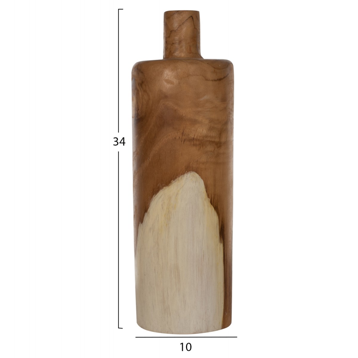 ΕΠΙΤΡΑΠΕΖΙΟ ΔΙΑΚΟΣΜΗΤΙΚΟ ΜΑΣΙΦ ΞΥΛΟ TIK ΦΥΣΙΚΟ 10X10X34EK. HM7722