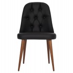 ΚΑΡΕΚΛΑ ΕΠΑΓΓΕΛΜΑΤΙΚΗ ESTRELLA HM9270.41 ΜΑΥΡΟ PU & ΞΥΛΙΝΗ ΚΑΡΥΔΙ ΠΛΑΤΗ 47x60x92Yεκ.