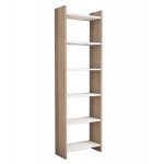 ΒΙΒΛΙΟΘΗΚΗ CLASSIKER HM9226.12 ΜΕΛΑΜΙΝΗΣ SONΟMA-ΛΕΥΚΟ 48,5x22x160Υεκ.