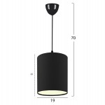 ΦΩΤΙΣΤΙΚΟ ΟΡΟΦΗΣ ΜΑΥΡΟ HM7623.02