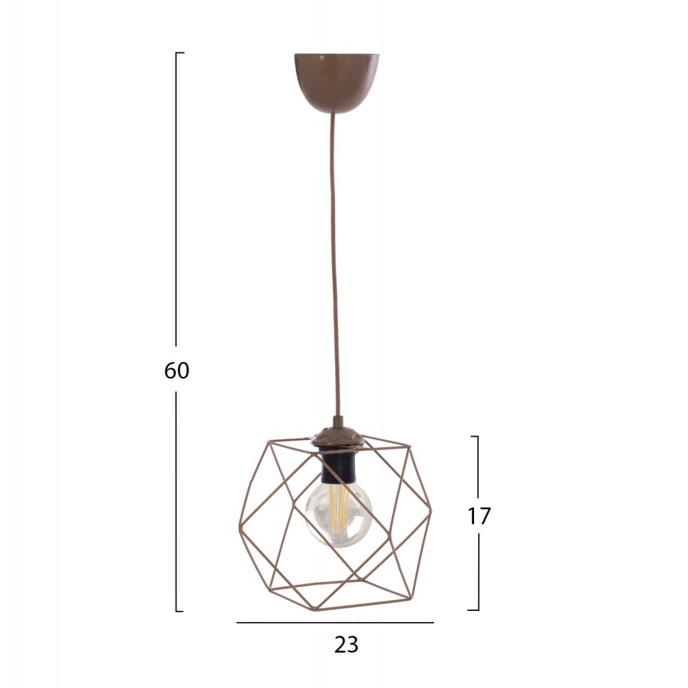 ΦΩΤΙΣΤΙΚΟ ΟΡΟΦΗΣ ΜΕΤΑΛΛΙΚΟ ΧΡΥΣΟ HM7643.02 17x60Y εκ.