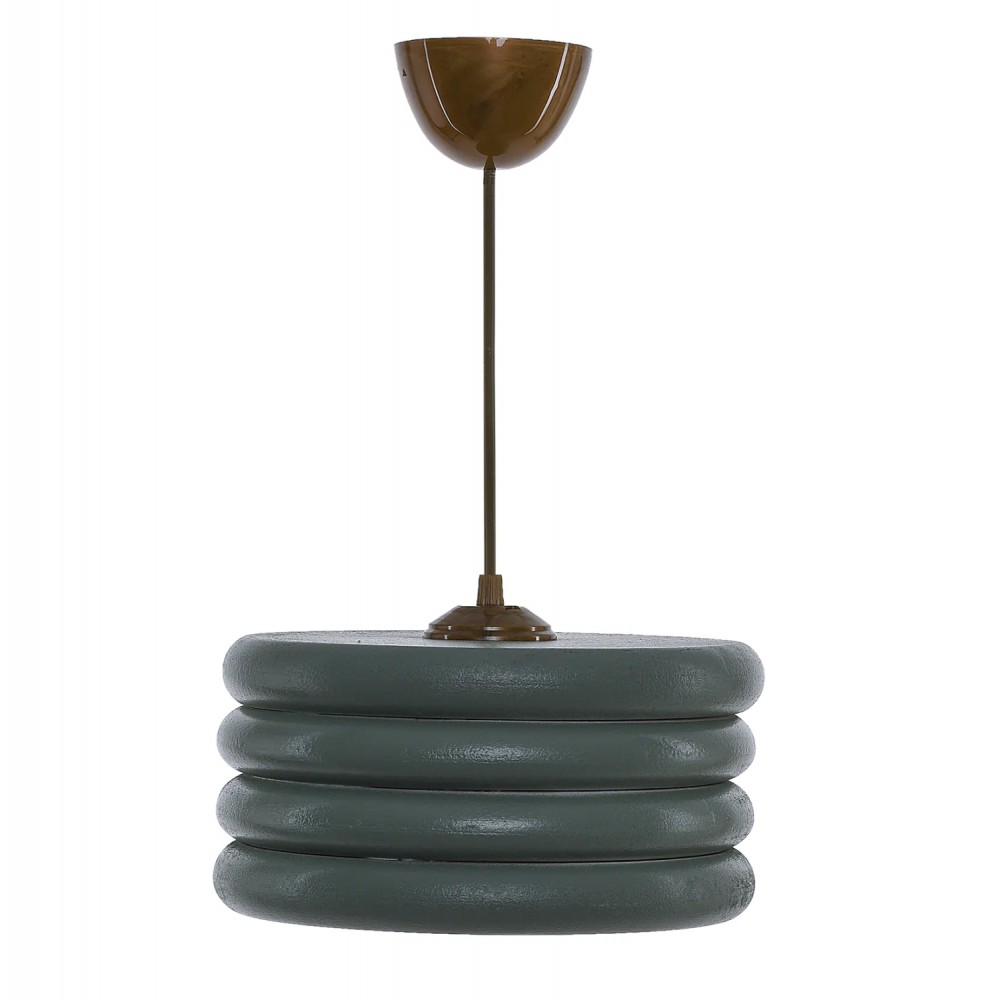 ΦΩΤΙΣΤΙΚΟ ΟΡΟΦΗΣ ΚΡΕΜΑΣΤΟ ΑΠΟ ΞΥΛΟ ΠΡΑΣΙΝΟ HM7655.01 Φ23x57 εκ.