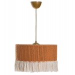 ΦΩΤΙΣΤΙΚΟ ΟΡΟΦΗΣ ΚΡΕΜΑΣΤΟ, ΣΧΟΙΝΙ ΧΡΩΜΑ ΧΑΛΚΟΥ-ΛΕΥΚΟ HM7657.02 Φ30x65εκ.