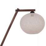 ΦΩΤΙΣΤΙΚΟ ΔΑΠΕΔΟΥ ΑΡΘΡΩΤΟ ΞΥΛΙΝΟ ΜΕ ΣΦΑΙΡΙΚΟ ΚΑΠΕΛΟ ΣΧΟΙΝΙ 40x30x160Yεκ.HM7701.01