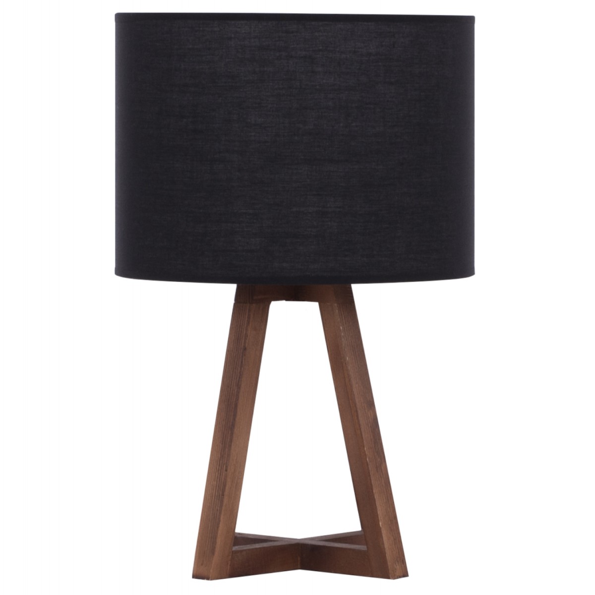 ΦΩΤΙΣΤΙΚΟ ΕΠΙΤΡΑΠΕΖΙΟ ΞΥΛΙΝΗ ΒΑΣΗ ΥΦΑΣΜΑΤΙΝΟ ΚΑΠΕΛΟ ΜΑΥΡΟ 26x26x36Y εκ.HM7706.01