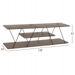 ΕΠΙΠΛΟ ΤΗΛΕΟΡΑΣΗΣ HM8922.13 TARS ΜΕΛΑΜΙΝΗ OLIVE GREY 120x32x33Yεκ.