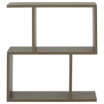 ΒΟΗΘΗΤΙΚΟ ΤΡΑΠΕΖΙ ΜΕ ΡΑΦΙΑ AMEER ΜΕΛΑΜΙΝΗ ΣΕ OLIVE GREY ΧΡΩΜΑ HM8881.12 50x17x56Υεκ.