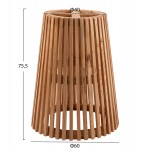 ΒΑΣΗ ΤΡΑΠΕΖΙΟΥ ΕΣΩΤΕΡΙΚΟΥ ΧΩΡΟΥ MINDI ΞΥΛΟ Φ60x75,5Yεκ.HM9459.01