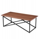 ΤΡΑΠΕΖΙ ΣΑΛΟΝΙΟΥ HM9469.02 MDF ΜΕ ΚΑΠΛΑΜΑ ΑΠΟ ΞΥΛΟ ΦΡΑΞΟΥ 120x60x45,5Yεκ.