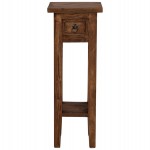 ΒΟΗΘΗΤΙΚΟ ΤΡΑΠΕΖΑΚΙ ΑΠΟ ΜΑΟΝΙ ΞΥΛΟ ΜΕ ΣΥΡΤΑΡΑΚΙ 25x25x66,5Υεκ.HM9484.01