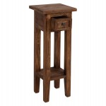 ΒΟΗΘΗΤΙΚΟ ΤΡΑΠΕΖΑΚΙ ΑΠΟ ΜΑΟΝΙ ΞΥΛΟ ΜΕ ΣΥΡΤΑΡΑΚΙ 25x25x66,5Υεκ.HM9484.01