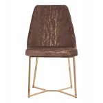 ΚΑΡΕΚΛΑ ΖΙΖΙ ΕΠΑΓΓΕΛΜΑΤΙΚΗ HM9488.33 ΚΑΦΕ ΒΕΛΟΥΔΟ ΧΡΥΣΗ ΒΑΣΗ 52x62x92Υεκ.