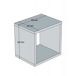 ΣΕΤ ΡΑΦΙΑ ΤΟΙΧΟΥ 5ΤΜΧ ΜΕΛΑΜΙΝΗΣ HM9519.02 ΚΑΡΥΔΙ 30x30x24Y εκ.