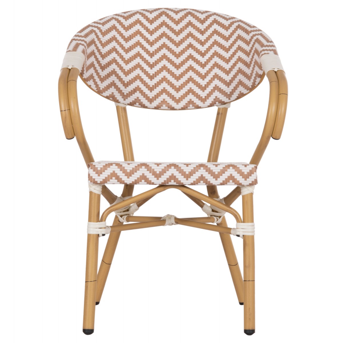 ΠΟΛΥΘΡΟΝΑ BAMBOO LOOK HM5861.03 ΚΑΦΕ-ΛΕΥΚΟ 58.5x58x82Υεκ.