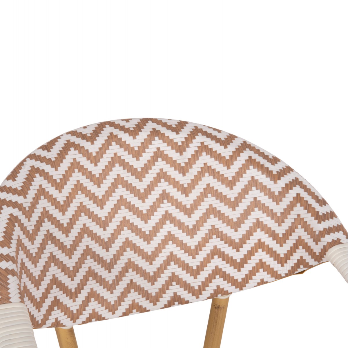 ΠΟΛΥΘΡΟΝΑ BAMBOO LOOK HM5861.03 ΚΑΦΕ-ΛΕΥΚΟ 58.5x58x82Υεκ.