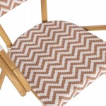 ΠΟΛΥΘΡΟΝΑ BAMBOO LOOK HM5861.03 ΚΑΦΕ-ΛΕΥΚΟ 58.5x58x82Υεκ.