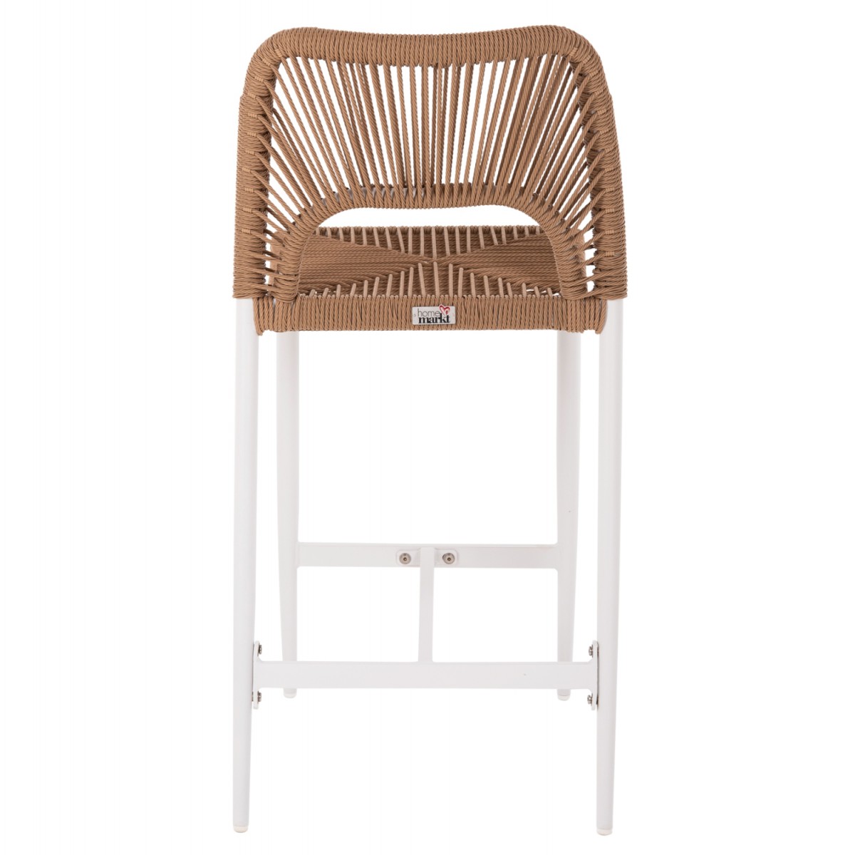 ΣΚΑΜΠΟ ΜΠΑΡ ΜΕΣ.ΥΨΟΥΣ NOJO HM5920.01 ΛΕΥΚΟ ΑΛΟΥΜΙΝΙΟ--ΜΠΕΖ ΣΥΝΘ.RATTAN 40x55.5x99Yεκ