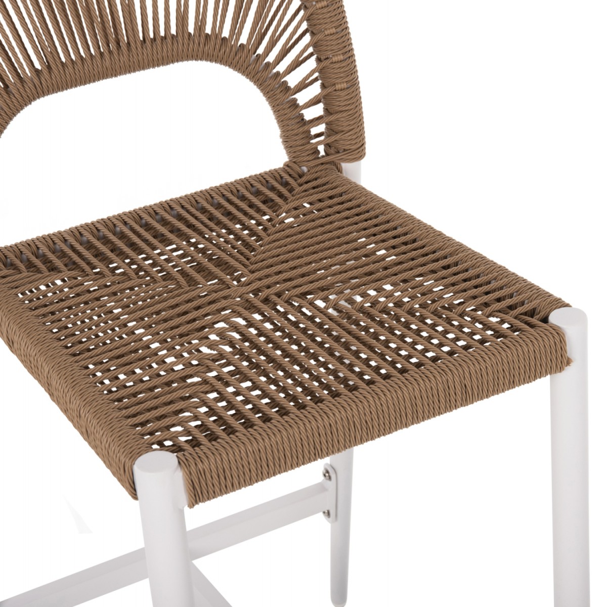 ΣΚΑΜΠΟ ΜΠΑΡ ΜΕΣ.ΥΨΟΥΣ NOJO HM5920.01 ΛΕΥΚΟ ΑΛΟΥΜΙΝΙΟ--ΜΠΕΖ ΣΥΝΘ.RATTAN 40x55.5x99Yεκ