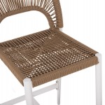 ΣΚΑΜΠΟ ΜΠΑΡ ΜΕΣ.ΥΨΟΥΣ NOJO HM5920.01 ΛΕΥΚΟ ΑΛΟΥΜΙΝΙΟ--ΜΠΕΖ ΣΥΝΘ.RATTAN 40x55.5x99Yεκ