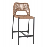 ΣΚΑΜΠΟ ΜΠΑΡ ΜΕΣ.ΥΨΟΥΣ NOJO HM5920.02 ΑΝΘΡΑΚΙ ΑΛΟΥΜΙΝΙΟ--ΜΠΕΖ ΣΥΝΘ.RATTAN 40x55.5x99Yεκ