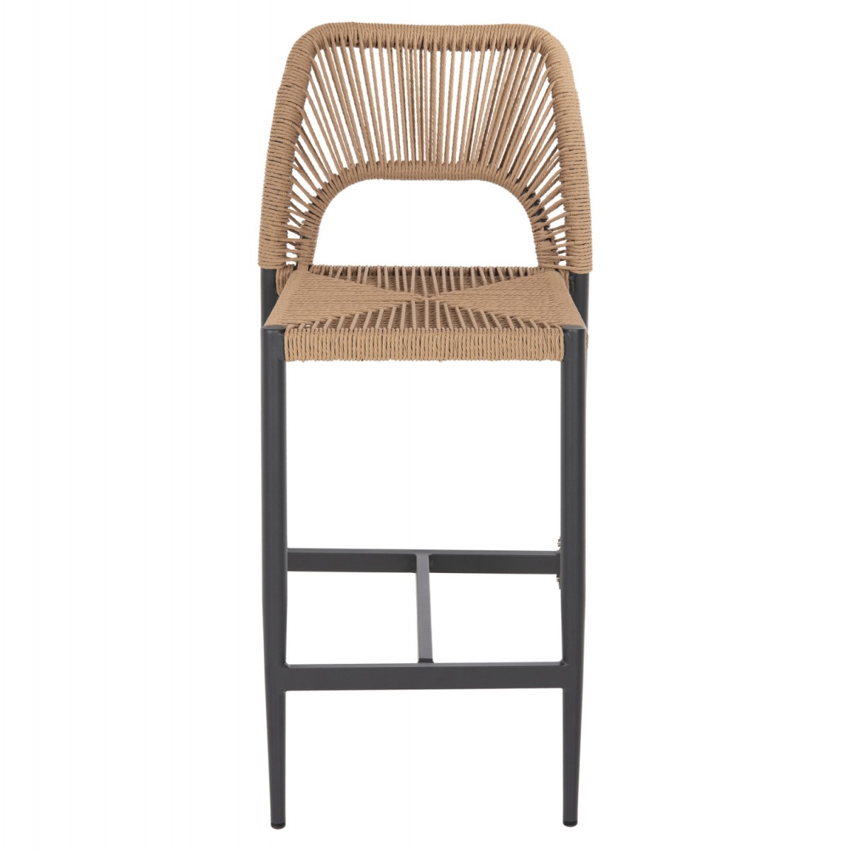 ΣΚΑΜΠΟ ΜΠΑΡ ΜΕΣ.ΥΨΟΥΣ NOJO HM5920.02 ΑΝΘΡΑΚΙ ΑΛΟΥΜΙΝΙΟ--ΜΠΕΖ ΣΥΝΘ.RATTAN 40x55.5x99Yεκ