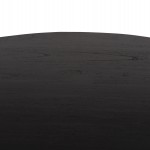 ΤΡΑΠΕΖΙ ΤΡΑΠΕΖΑΡΙΑΣ ΣΤΡΟΓΓΥΛΟ FRANTZ HM9388.02 ΜΑΣΙΦ ΞΥΛΟ MINDI BLACK Φ118x79Υεκ.